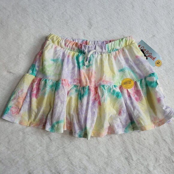 Cat & Jack Girls' Knit Tiered Skort (medium) 4KIDP-T - Picture 2 of 4